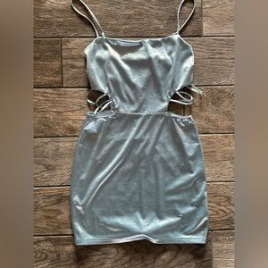 Windsor Light Blue Mini Dress